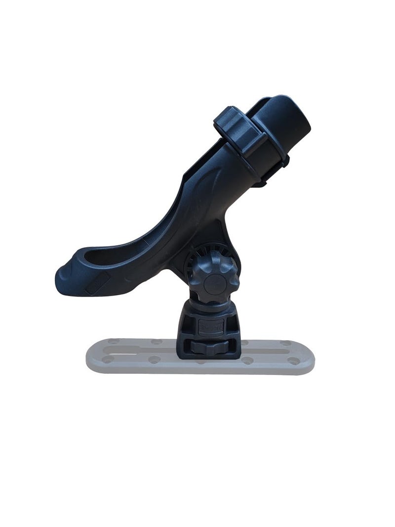 Brocraft Power Lock Rod Holder with Fishing Kayak Track Adaptor / Kayak Track Rod Holder - Image 1